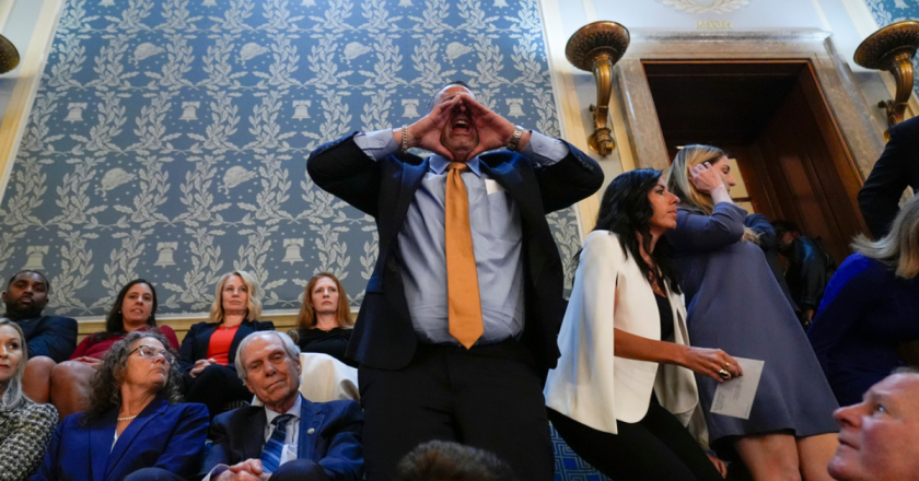 Republicans decry arrest of Gold Star father for heckling Biden at State of the Union