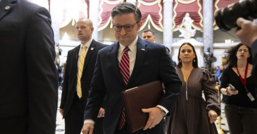 Why Mike Johnson’s perch has suddenly grown precarious with the walls closing in on the Speaker