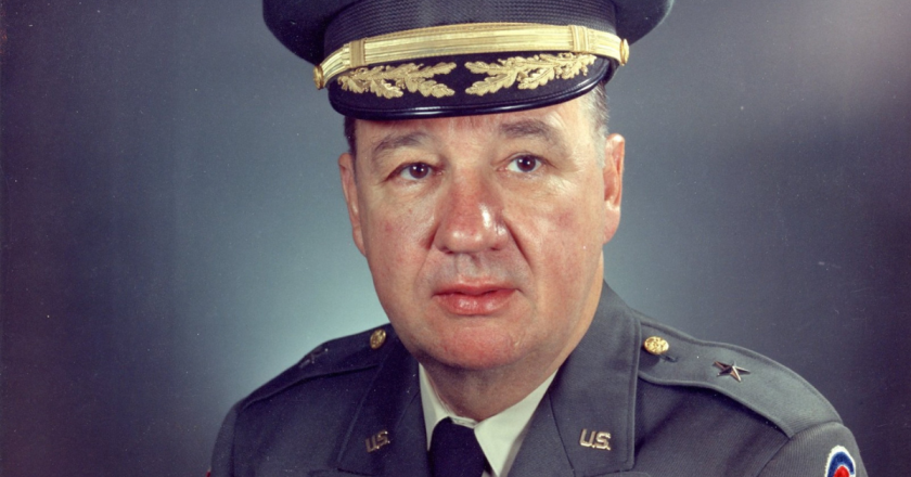 Honoring Brig. Gen. Felix Sparks, who led the liberation of the Dachau concentration camp