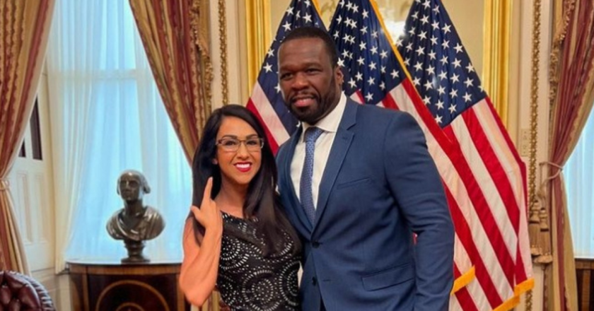 50 Cent goes to Capitol Hill and meets Colorado Rep. Lauren Boebert