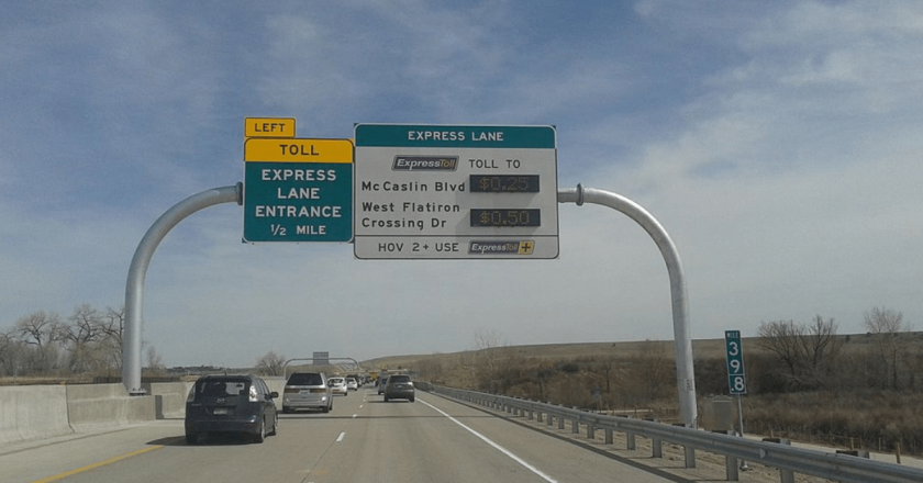 Drivers will begin to receive fines for weaving in and out of express lanes