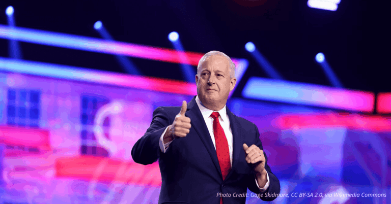 Michael Whatley speaks at AmericaFest 2024 in Phoenix, Arizona