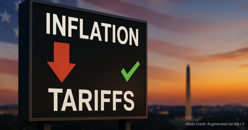 Inflation relief hands Trump a talking point on tariffs and the economy