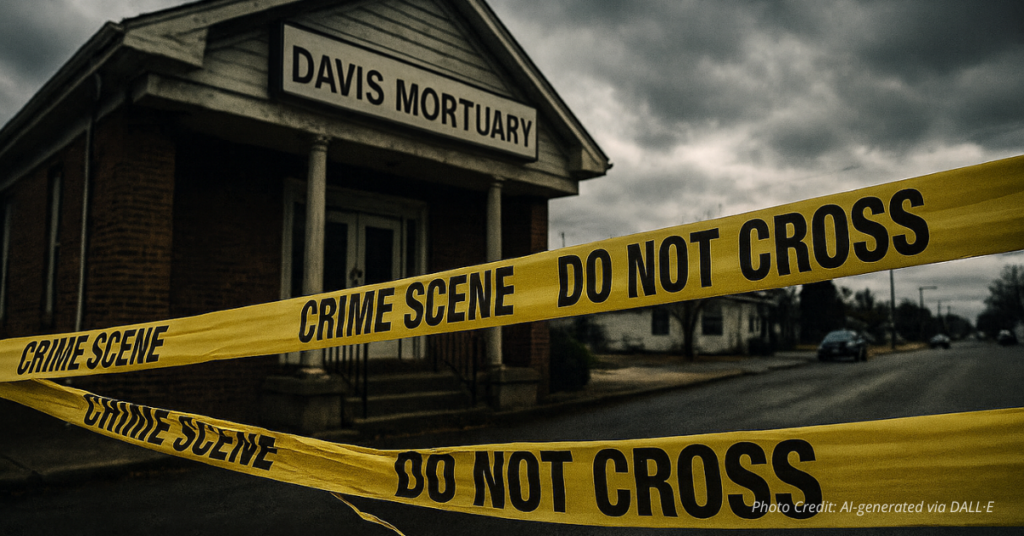Funeral home sealed with police tape in Pueblo