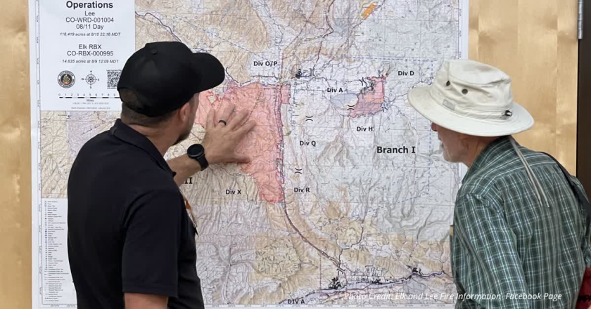 Lee Fire Near Meeker Grows To Fourth-Largest In Colorado History