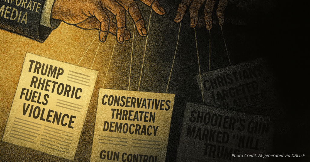 Puppet strings controlling which headlines are shown