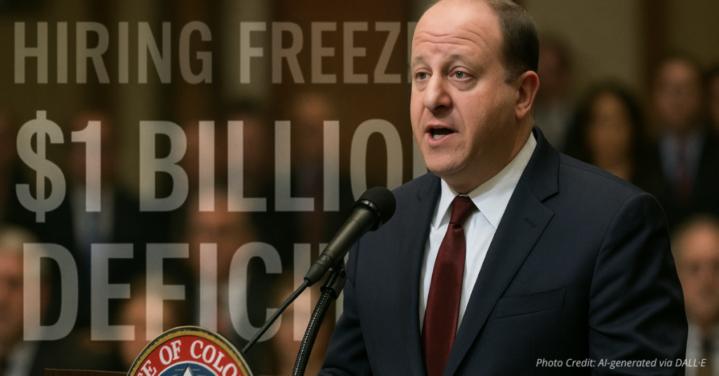 Gov. Polis speaks as $1B deficit and hiring freeze loom