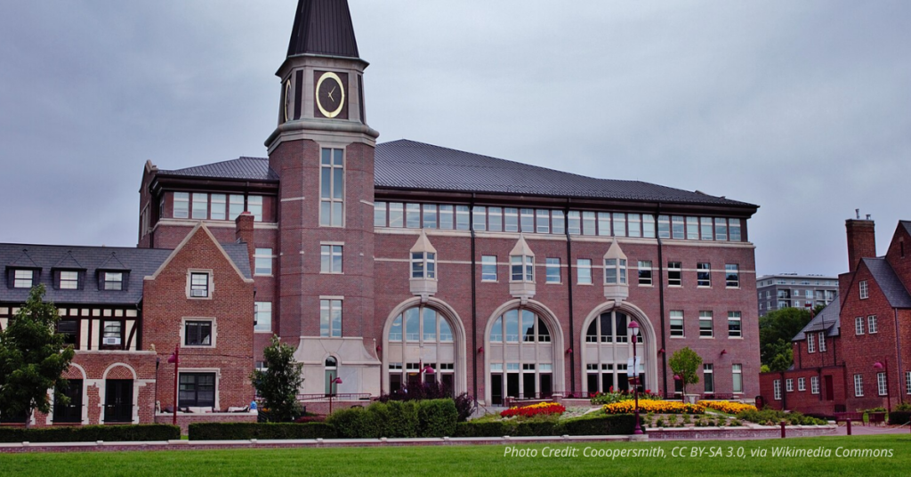 Sturm College of Law building at the University of Denver