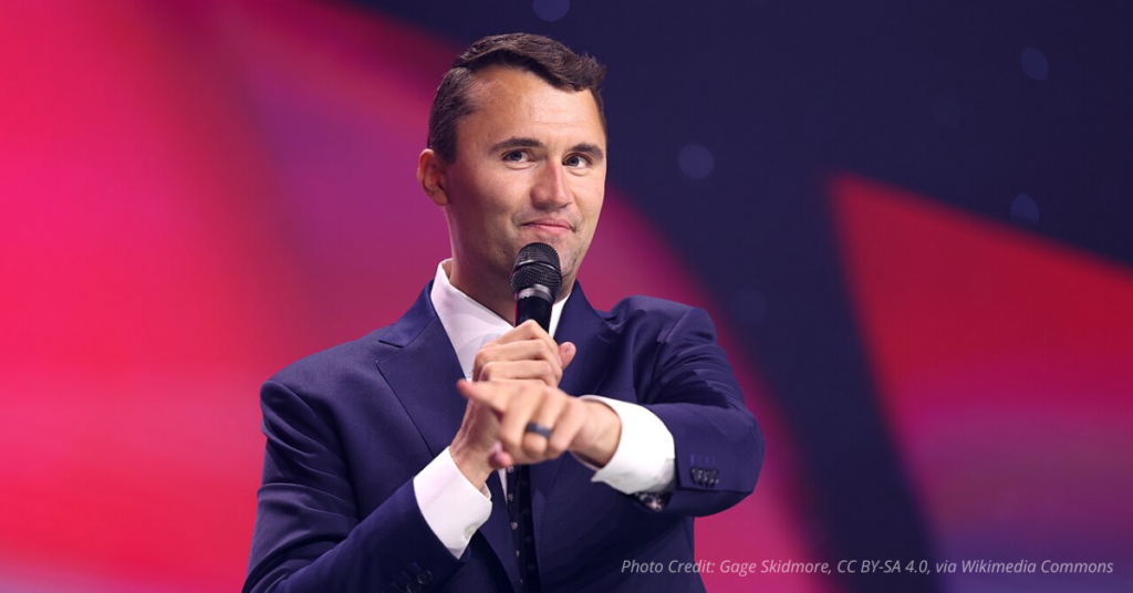 Charlie Kirk speaks at 2025 Student Action Summit in Tampa, Florida