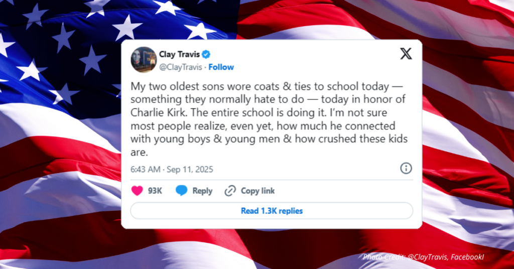 Clay Travis posts on social media