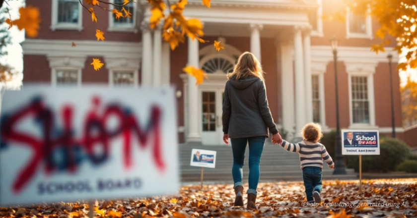 Campaign Signs for Elizabeth School Board Defaced With Hate Symbols