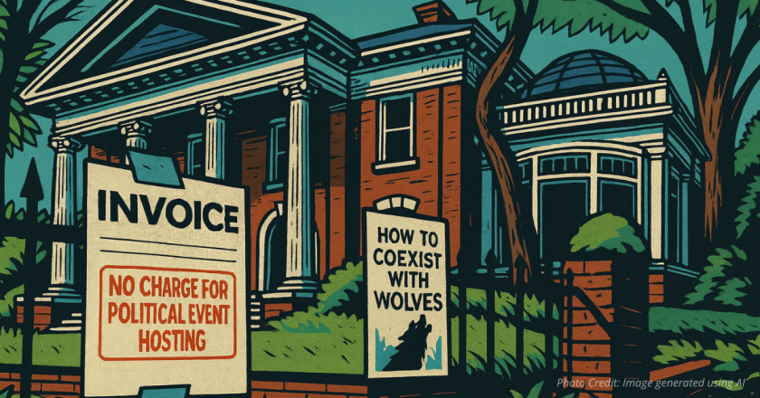 Governor’s mansion doubles as free soapbox for First Gentleman’s animal agenda