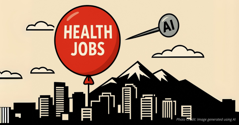 When will the health-related employment bubble burst?