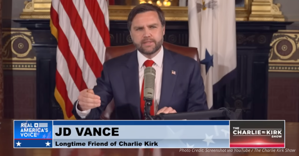 Vice President JD Vance honors Charlie Kirk on The Charlie Kirk Show, September 15, 2025