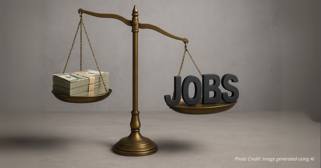 Scale tipping against jobs under wage hike pressure