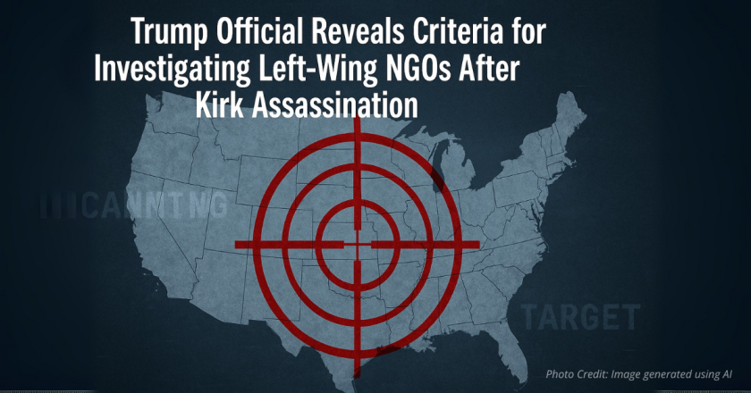President Trump team outlines crackdown on left-wing NGOs with ties to violence after Kirk assassination