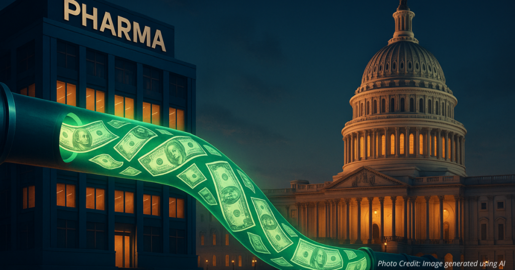 Pipeline of money from Pharma to Capitol Hill