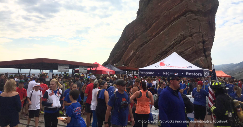 Thousands Gather at Red Rocks for Nation’s Largest 9/11 Stair Climb