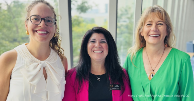 Rose Pugliese with colleagues after being named 2025 Legislative Champion by Mental Health America