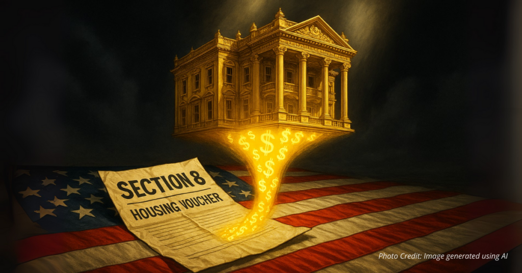 Section 8 voucher turning into a golden mansion