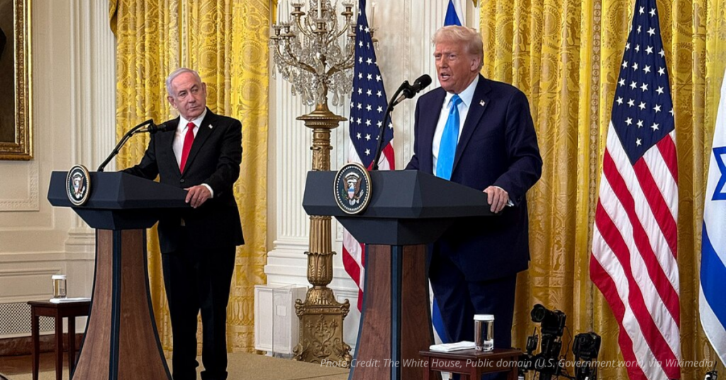 White House joint press remarks with U.S. and Israeli leaders (2025)