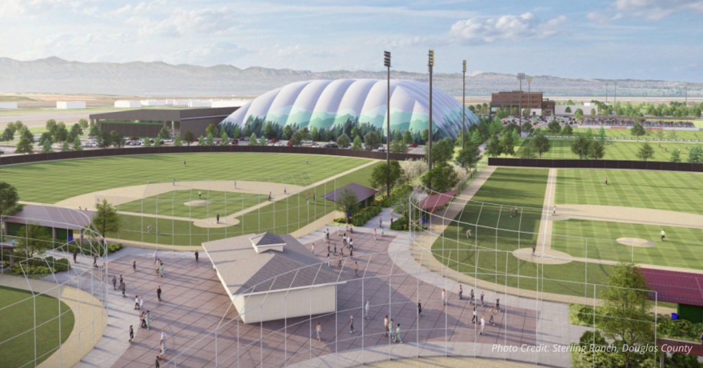 Proposed drawing of Sterling Ranch Sports Complex.