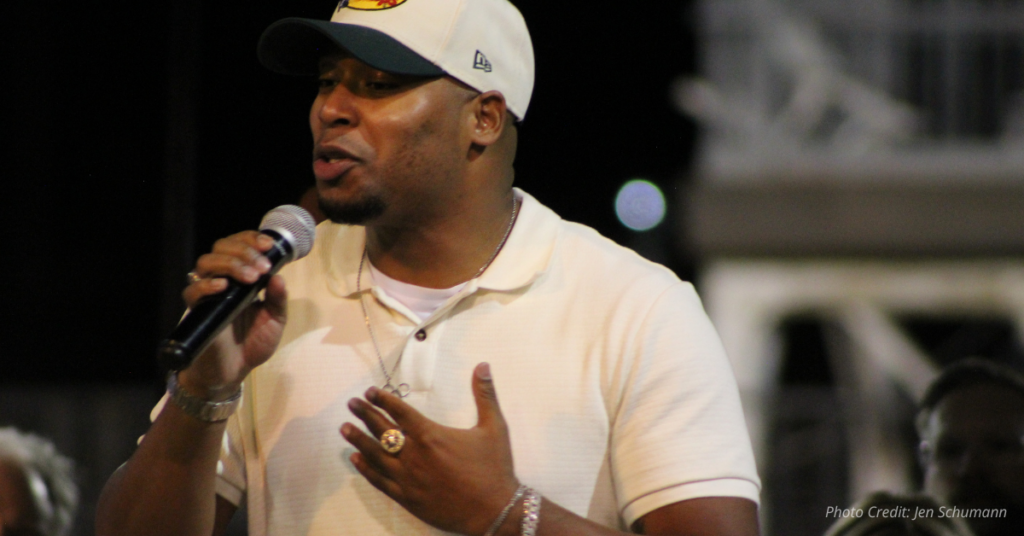 Anthony Watson speaks at Charlie Kirk Legacy Rally in Mesa County