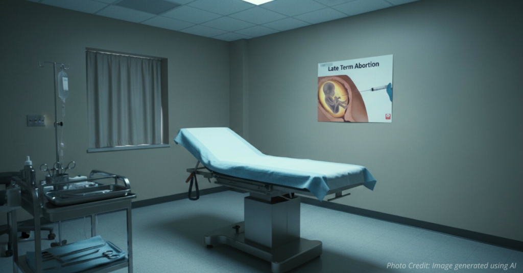 Empty medical exam table in Colorado clinic under soft lighting