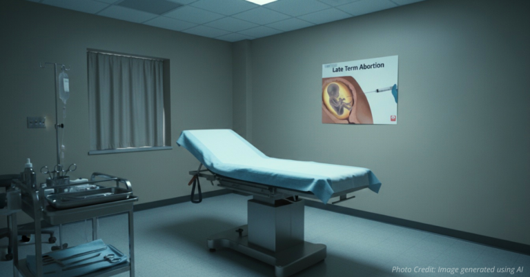 Empty medical exam table in Colorado clinic under soft lighting