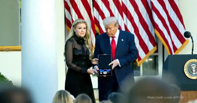 Trump honors Charlie Kirk with Medal of Freedom.
