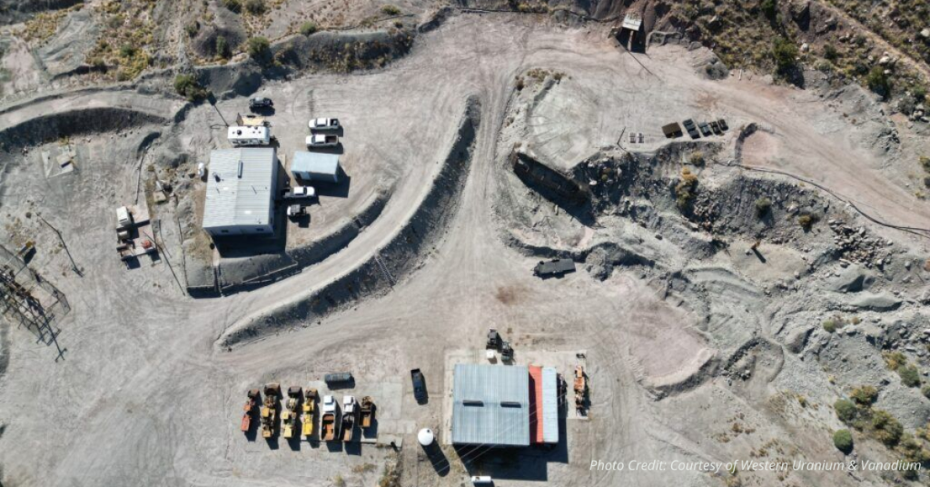 Colorado uranium mine and entrance.