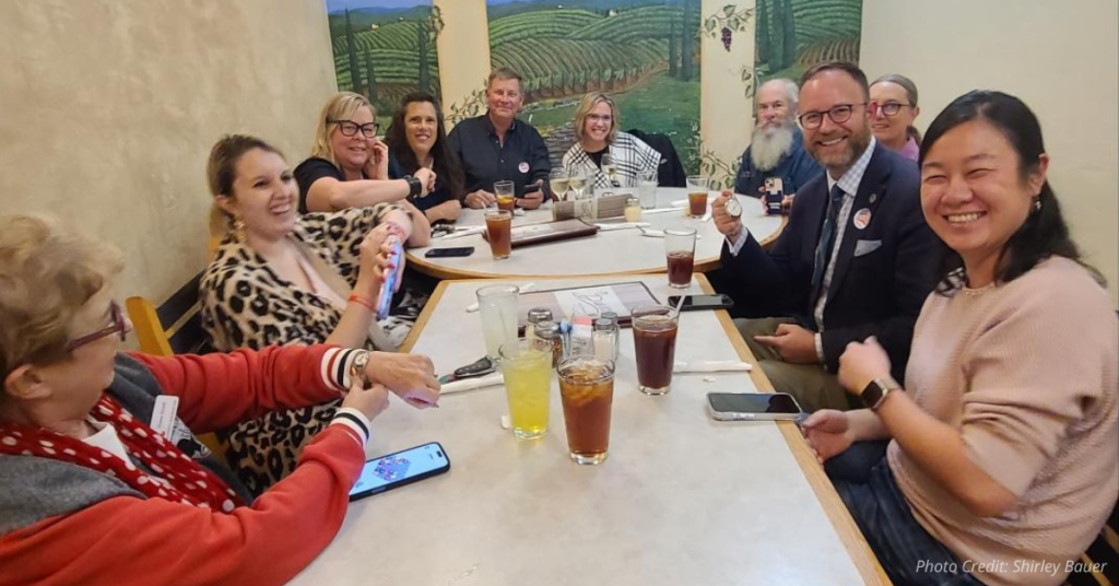 Delta County Republicans celebrate school board election results at Daveto’s