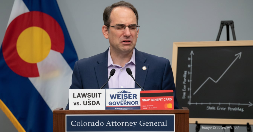 Colorado joins lawsuit to keep SNAP benefits for illegals.