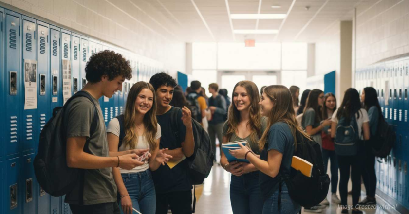 With Phones Put Away Students Rediscover Friendship, Games, and School Spirit
