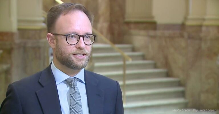 Colorado lawmaker Matt Soper speaks at the Capitol as he warns counties they must have a seat at the table or pay the price