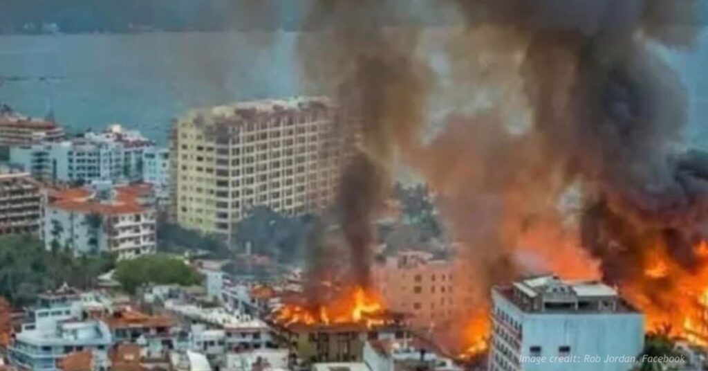Porto Vallarta's hotels and resorts are on fire.