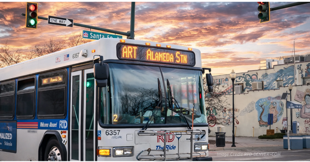 RTD bus in Denver.