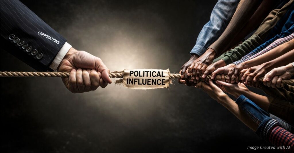 Citizens and big money compete in tug-of-war over political influence