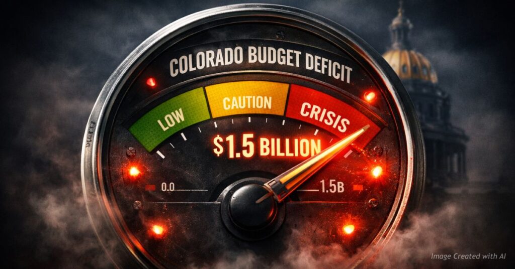 Colorado budget deficit gauge surging into $1.5 billion danger zone