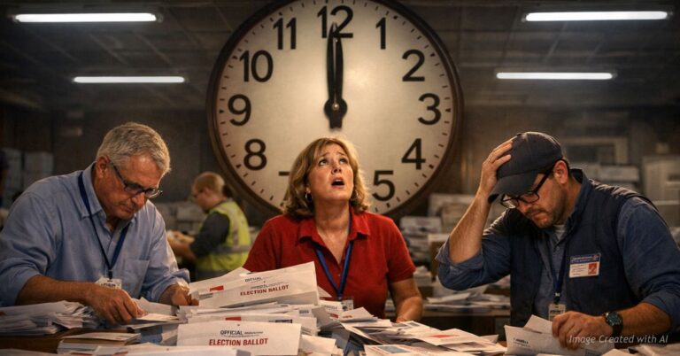 Election workers overwhelmed as clock strikes midnight on mail-in ballot deadline