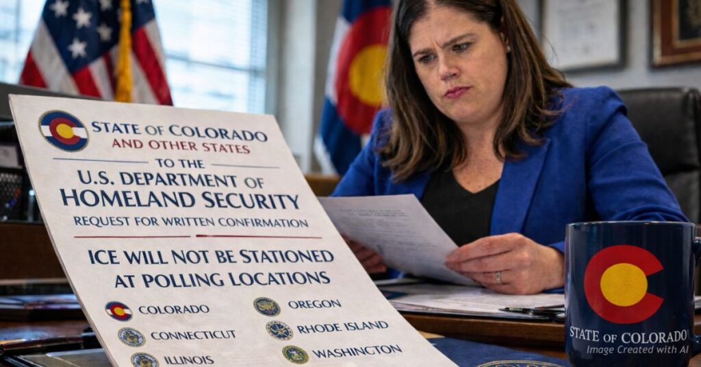 Official letter regarding polling locations