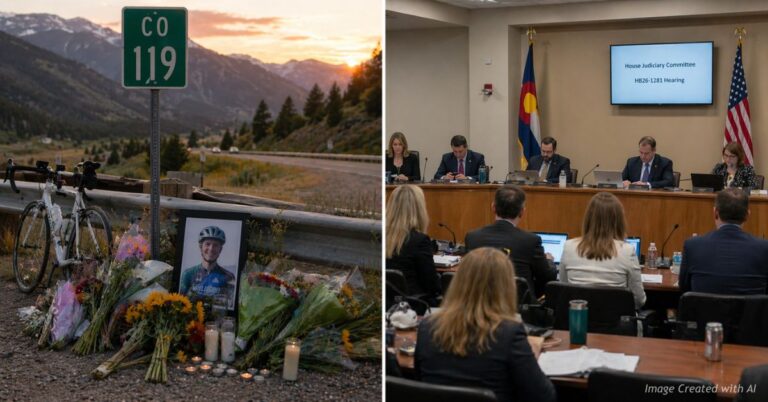 Colorado roadside memorial and House Judiciary Committee hearing on HB26-1281 sentencing changes
