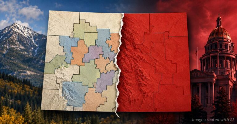 Split Colorado map shows fair districts versus partisan control