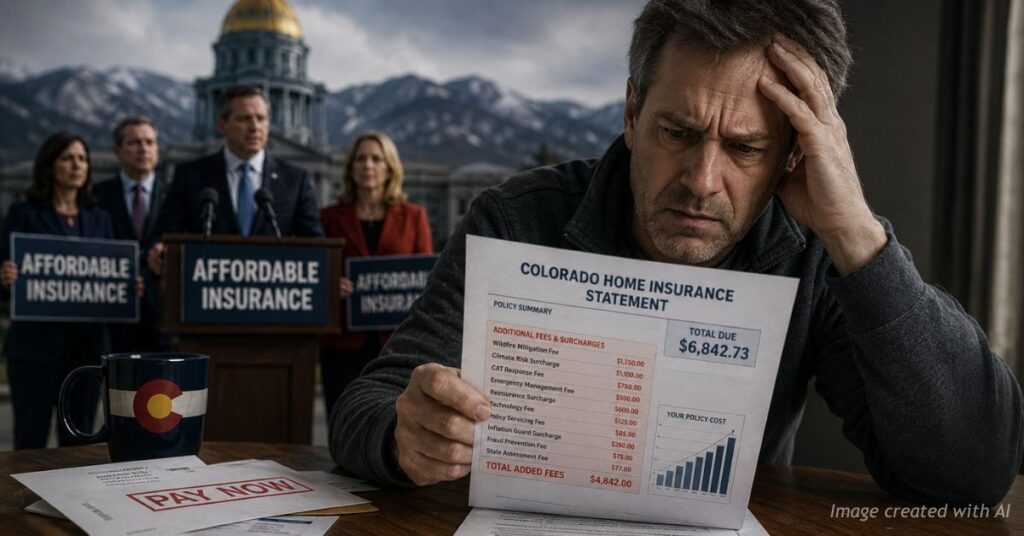 Colorado homeowner reacts to rising insurance fees despite affordability claims