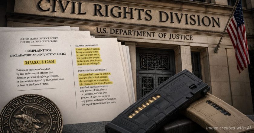 A Rodney King-era civil rights law drives the federal lawsuit over Colorado’s magazine ban