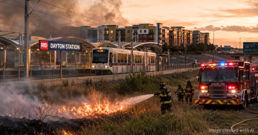 Repeated Brush Fires Near Aurora RTD Station Spark Arson Investigation
