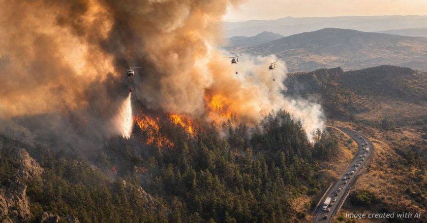Aspen Acres Fire Tops 91,000 Acres as New Evacuations Hit Fremont County