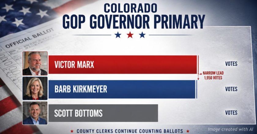 Victor Marx Holds Narrow Lead as Colorado GOP Governor Race Nears Finish