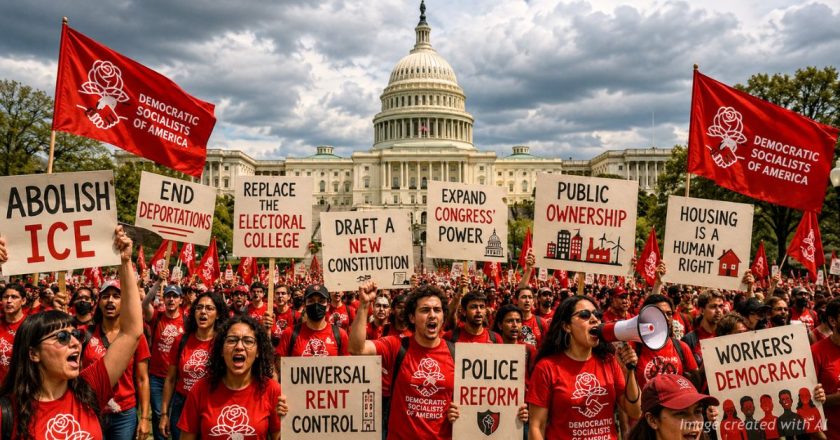 Democratic Socialists Unveil Platform Targeting Presidency Supreme Court and Free Markets