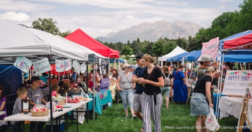 Kids run the booths at two Front Range markets this month